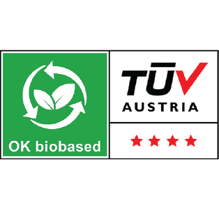 ไบโอพลาสติกตามมาตรฐานสากล TÜV AUSTRIA 4 ดาว